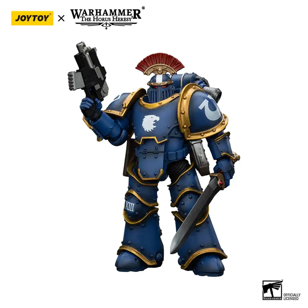 Warhammer The Horus Heresy akcijska figura 1/18 Ultramarines Legion MKIII Tactical Squad Sergeant s Power Sword 12 cm fotografija proizvoda