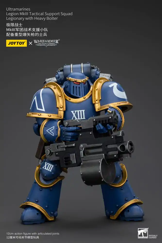 Warhammer The Horus Heresy akcijska figura 1/18 Ultramarines Legion MKIII Tactical Support Squad Legionar s teškim bacačem 12 cm fotografija proizvoda