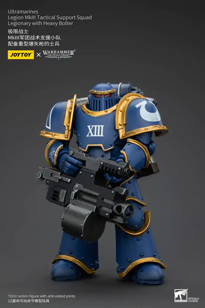 Warhammer The Horus Heresy akcijska figura 1/18 Ultramarines Legion MKIII Tactical Support Squad Legionar s teškim bacačem 12 cm fotografija proizvoda