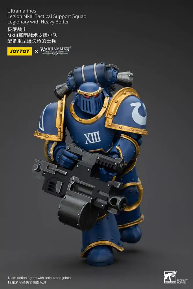 Warhammer The Horus Heresy akcijska figura 1/18 Ultramarines Legion MKIII Tactical Support Squad Legionar s teškim bacačem 12 cm fotografija proizvoda