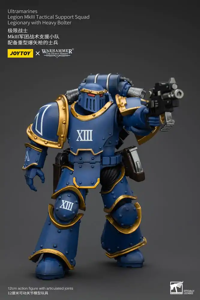 Warhammer The Horus Heresy akcijska figura 1/18 Ultramarines Legion MKIII Tactical Support Squad Legionar s teškim bacačem 12 cm fotografija proizvoda