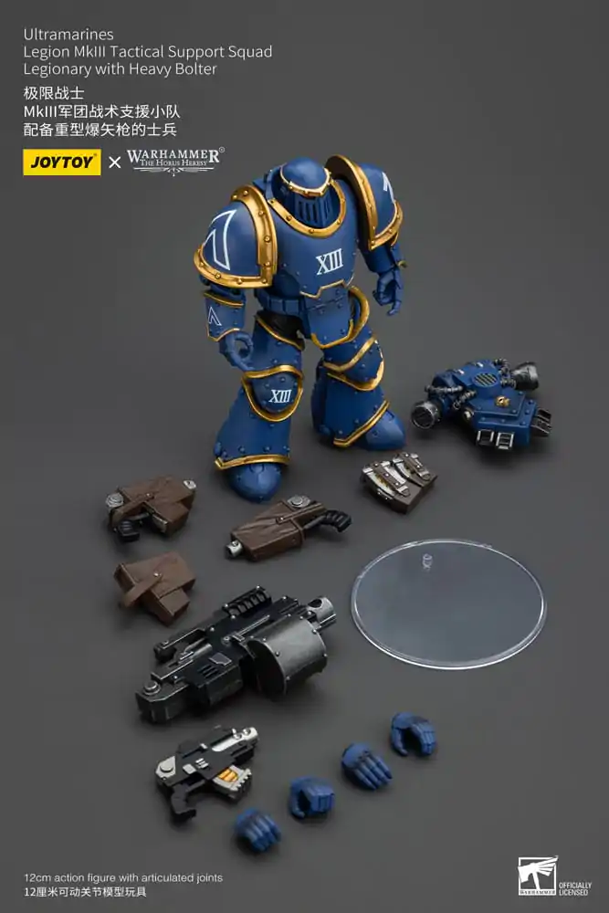 Warhammer The Horus Heresy akcijska figura 1/18 Ultramarines Legion MKIII Tactical Support Squad Legionar s teškim bacačem 12 cm fotografija proizvoda