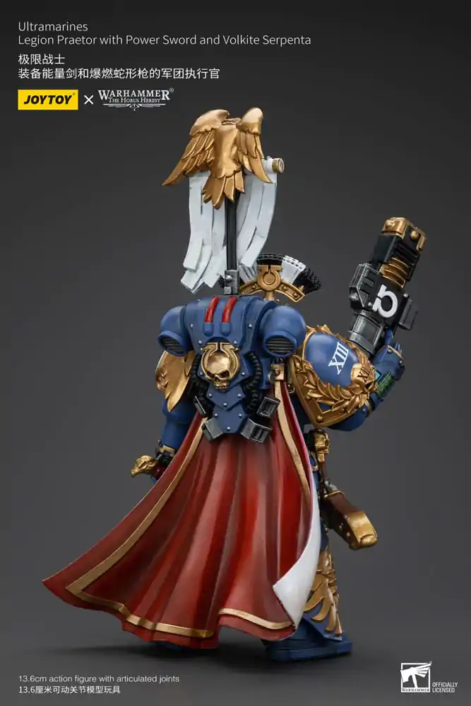 Warhammer The Horus Heresy akcijska figura 1/18 Ultramarines Legion Praetor s energetskim mačem i Volkite Serpenta 12 cm fotografija proizvoda