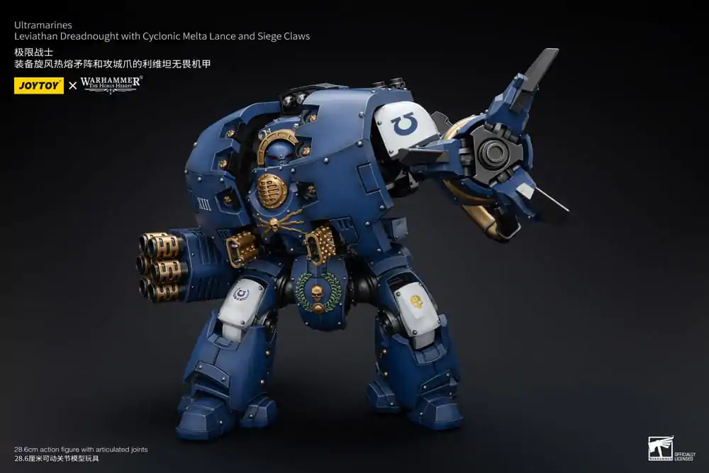 Warhammer The Horus Heresy akcijska figura 1/18 Ultramarines Leviathan Dreadnought s Cyclonic Melta Lance i opsadnim kandžama 29 cm fotografija proizvoda