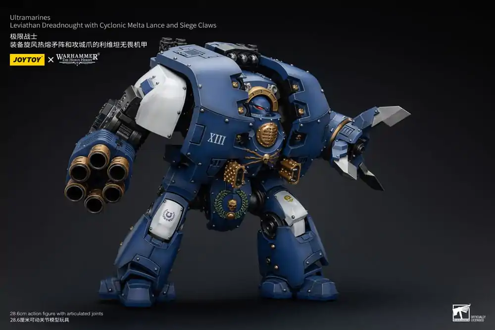 Warhammer The Horus Heresy akcijska figura 1/18 Ultramarines Leviathan Dreadnought s Cyclonic Melta Lance i opsadnim kandžama 29 cm fotografija proizvoda