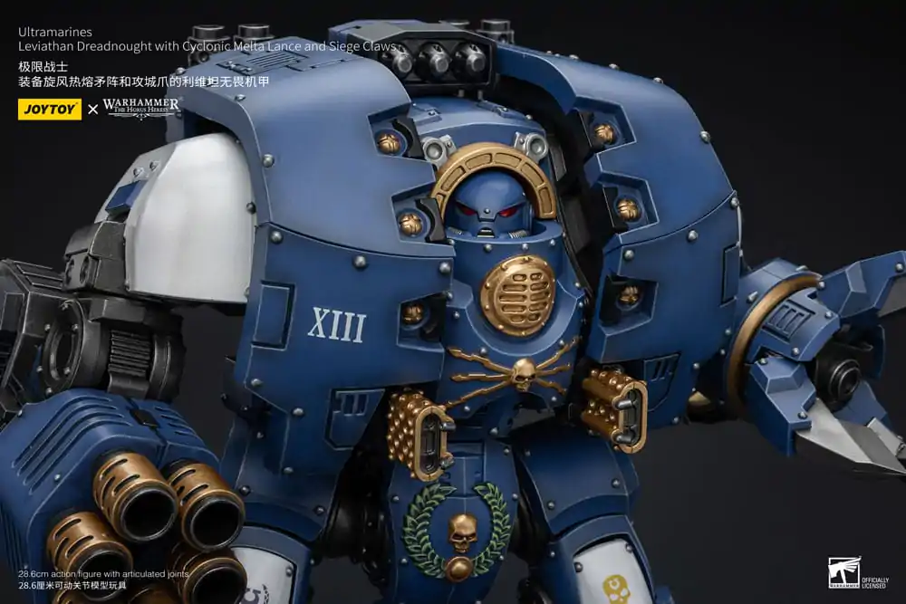 Warhammer The Horus Heresy akcijska figura 1/18 Ultramarines Leviathan Dreadnought s Cyclonic Melta Lance i opsadnim kandžama 29 cm fotografija proizvoda