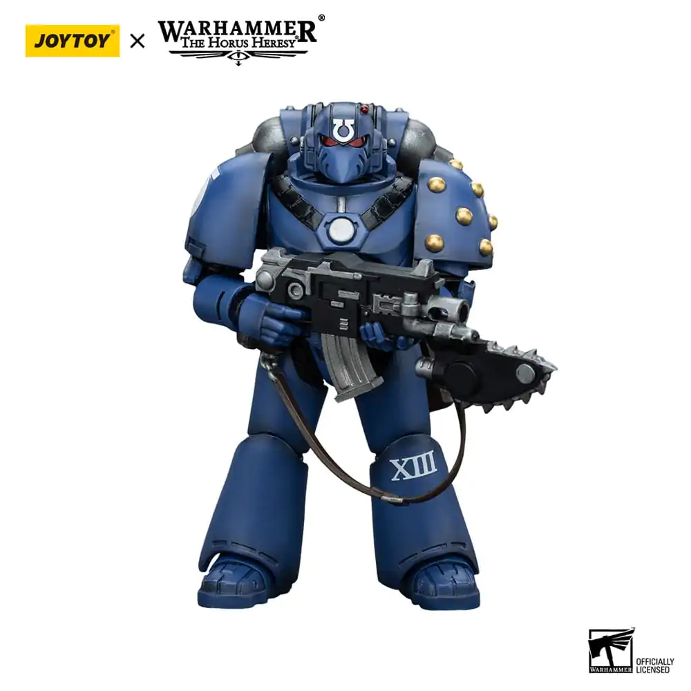 Warhammer The Horus Heresy akcijska figura 1/18 Ultramarines MK VI Tactical Squad pripadnik legije s Bolterom & Chainblade 12 cm fotografija proizvoda