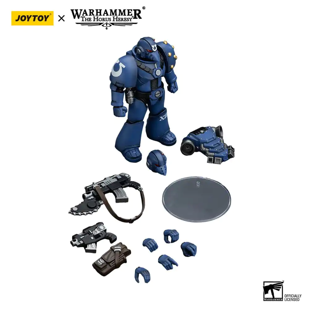 Warhammer The Horus Heresy akcijska figura 1/18 Ultramarines MK VI Tactical Squad pripadnik legije s Bolterom & Chainblade 12 cm fotografija proizvoda