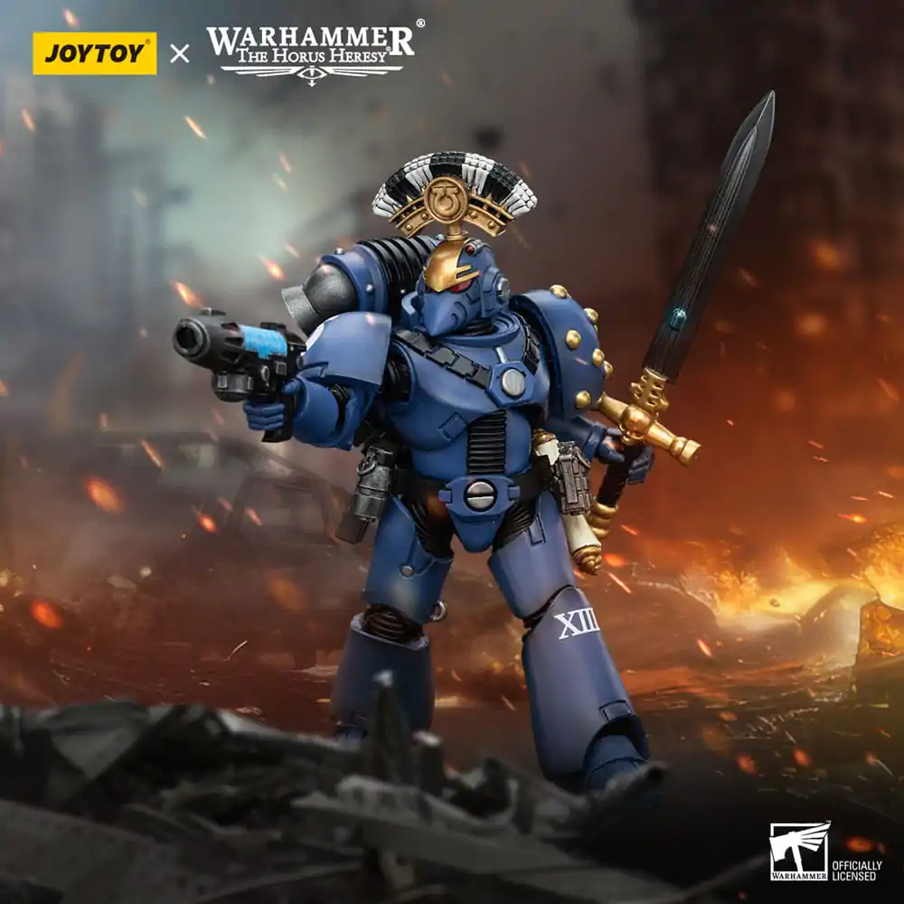 Warhammer The Horus Heresy akcijska figura 1/18 Ultramarines MK VI Tactical Squad narednik s plazma pištoljem i Power Sword 12 cm fotografija proizvoda