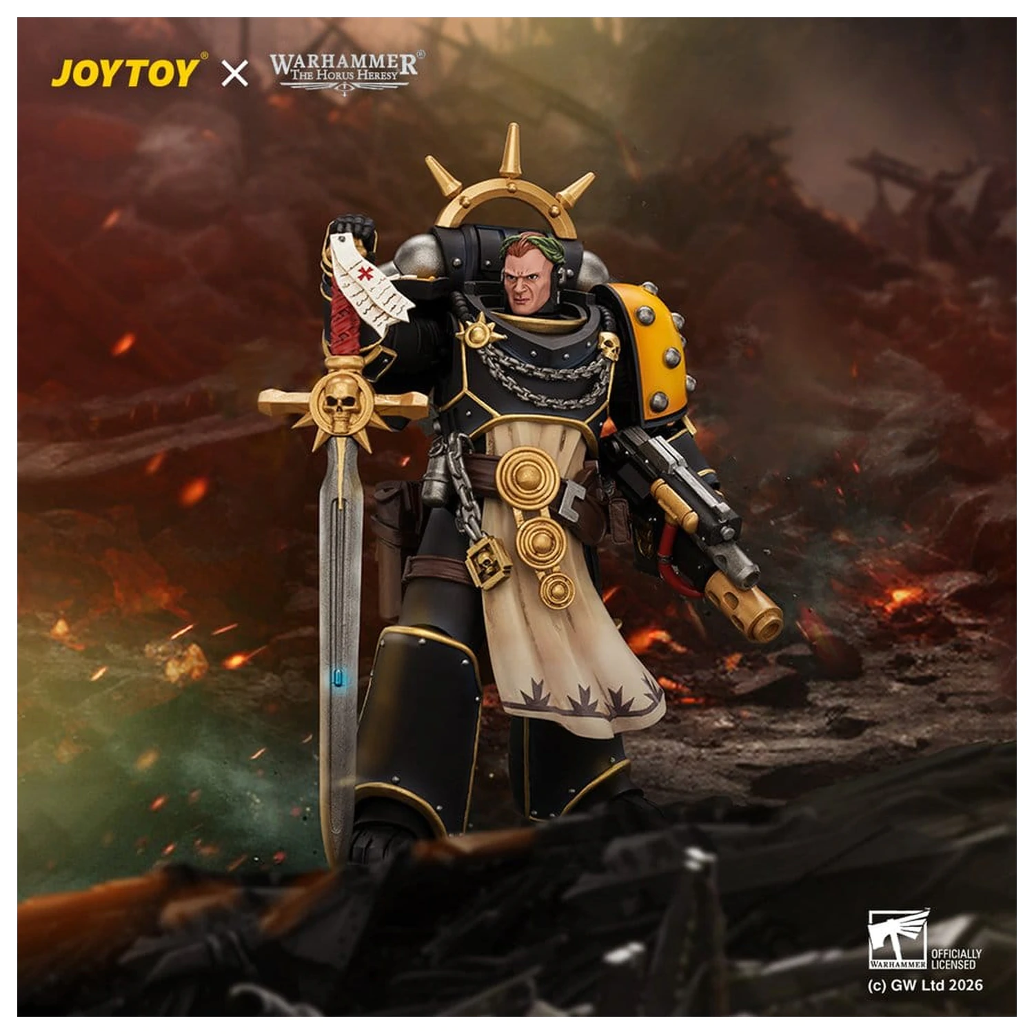 Warhammer The Horus Heresy figura Champion Consul Imperial Fists 12 cm fotografija proizvoda