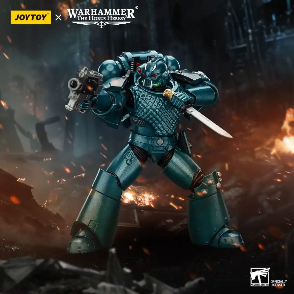 Warhammer The Horus Heresy Akcijska figura Alpha Legion Head hunter With Banestrike Combi-Bolter And Power Dagger 12 cm fotografija proizvoda