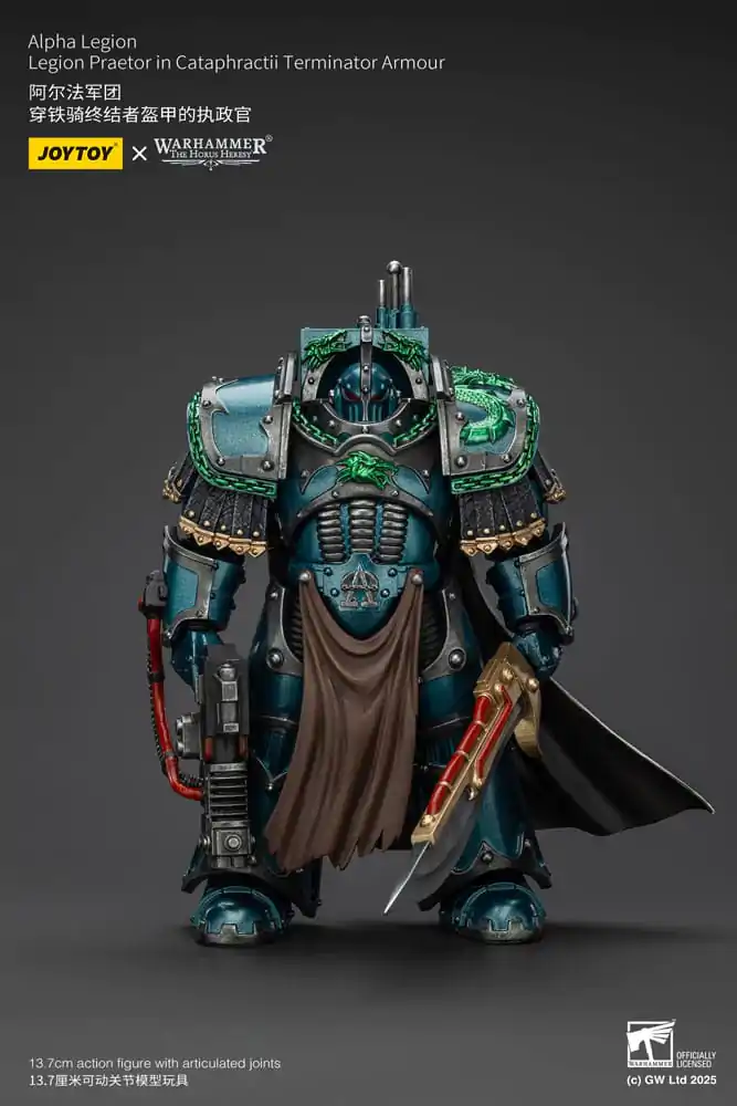 Warhammer The Horus Heresy Akcijska Figura Alpha Legion Legion Praetor u Cataphractii Terminator Oklopu 18 cm fotografija proizvoda