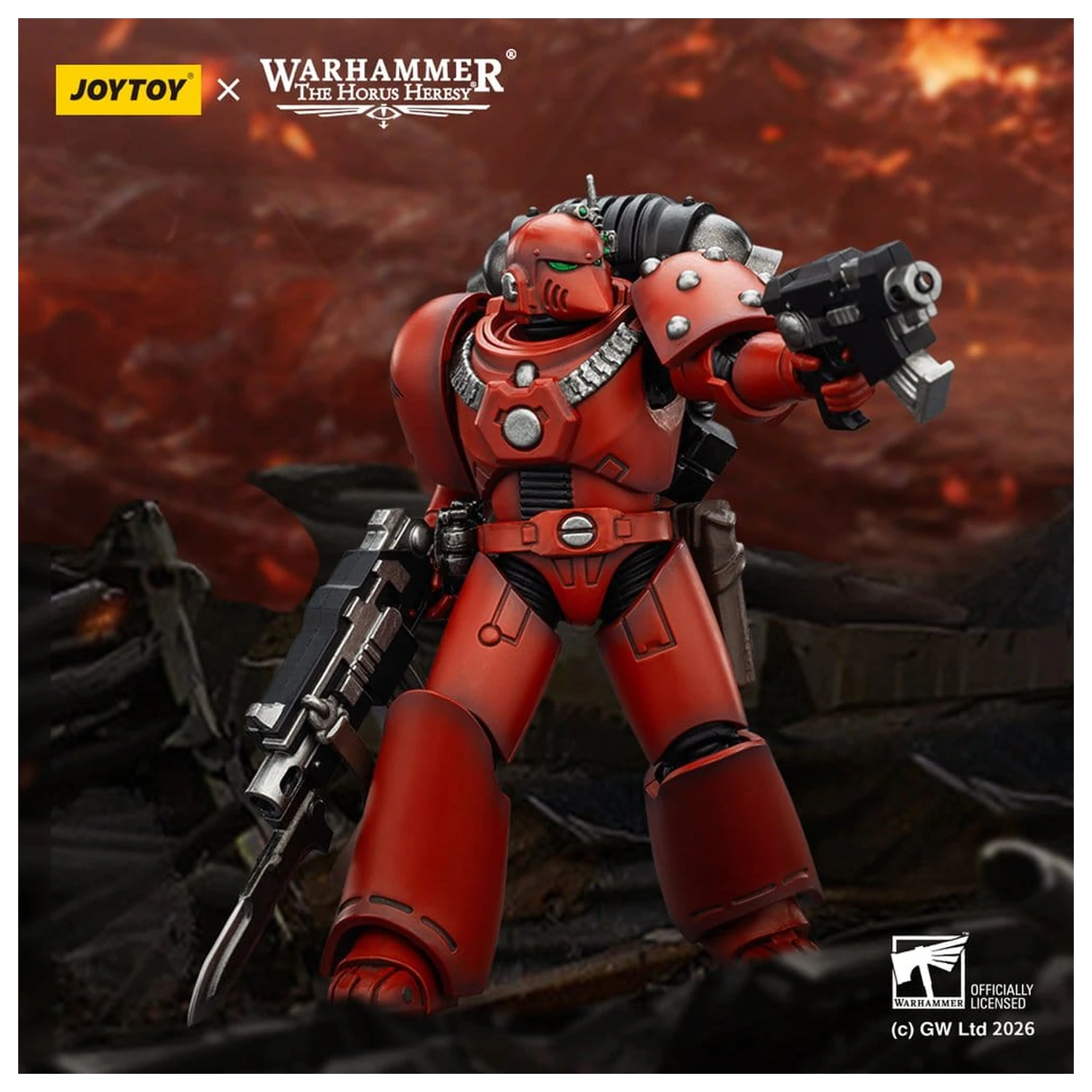 Warhammer The Horus Heresy akcijska figura Blood Angels MKVI Tactical Legionary 12 cm fotografija proizvoda