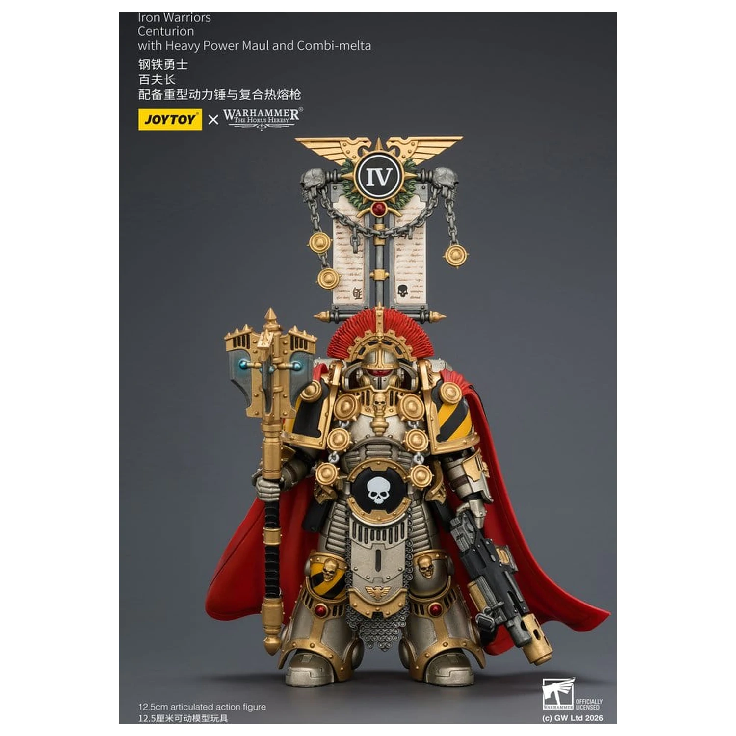 Warhammer The Horus Heresy Action Figure Iron Warriors Centurion 13 cm fotografija proizvoda