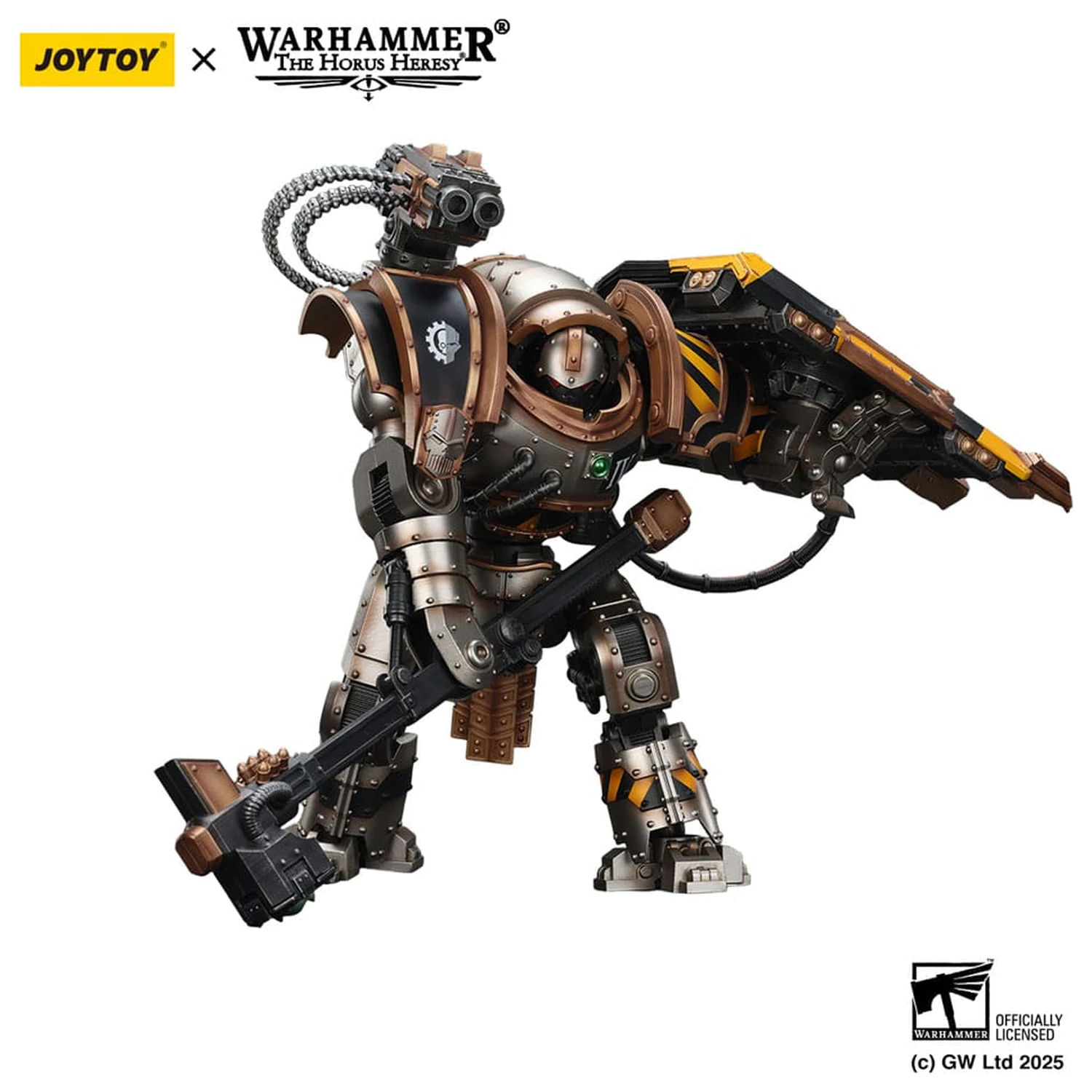 Warhammer The Horus Heresy akcijska figura Iron Warriors Iron Circle Domitar-Ferrum Class Battle-automata with Karceri Battle Shield 24 cm fotografija proizvoda