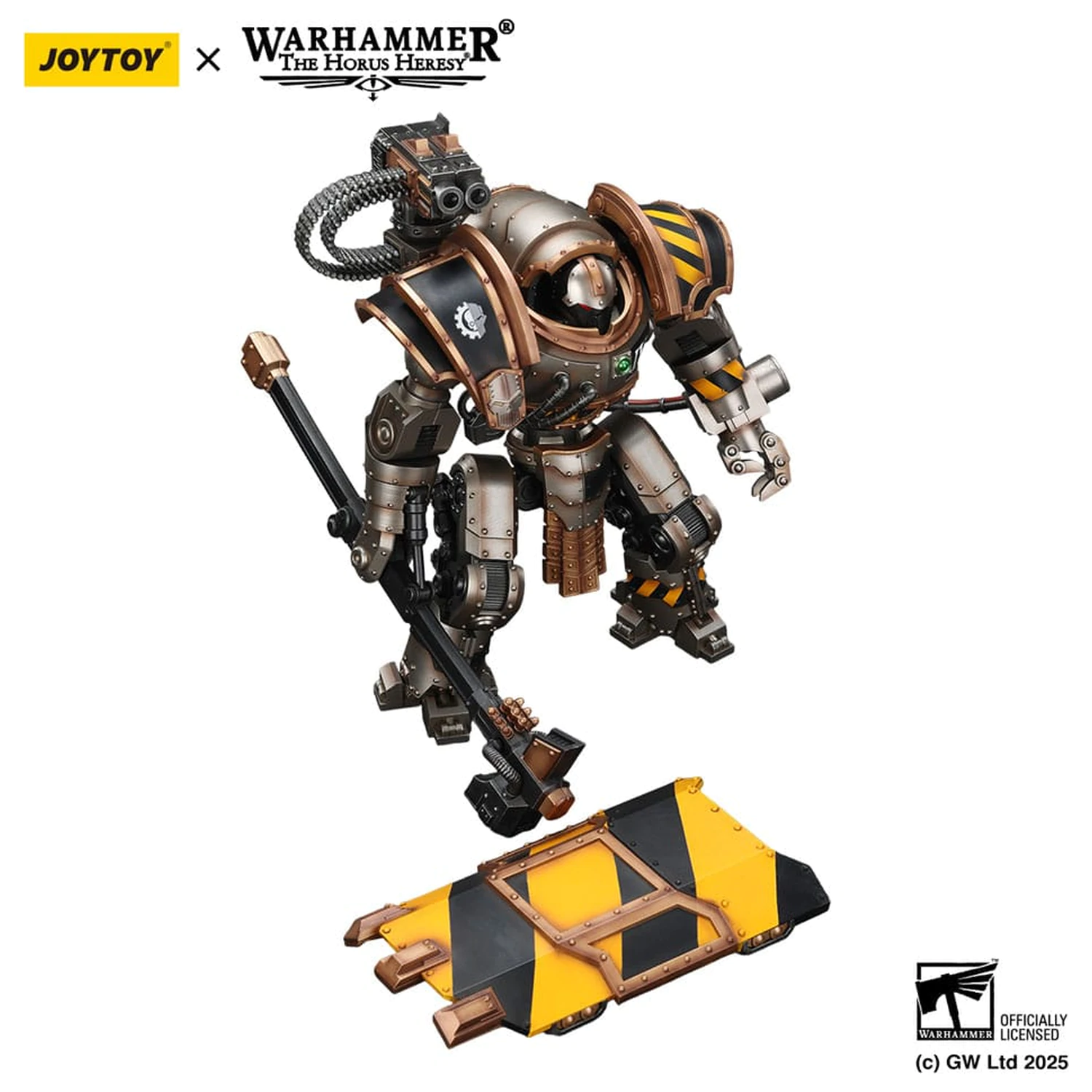 Warhammer The Horus Heresy akcijska figura Iron Warriors Iron Circle Domitar-Ferrum Class Battle-automata with Karceri Battle Shield 24 cm fotografija proizvoda
