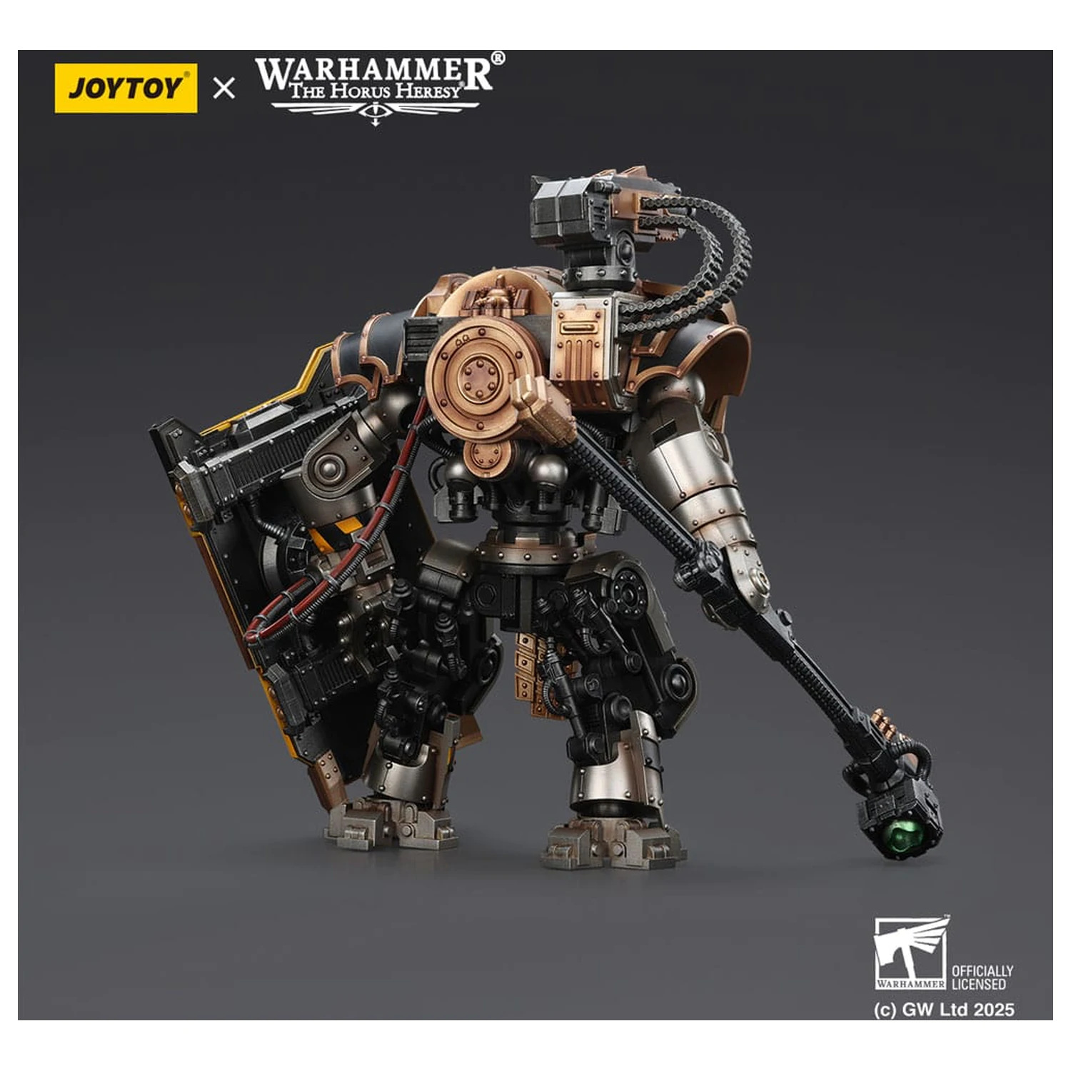 Warhammer The Horus Heresy akcijska figura Iron Warriors Iron Circle Domitar-Ferrum Class Battle-automata with Karceri Battle Shield 24 cm fotografija proizvoda