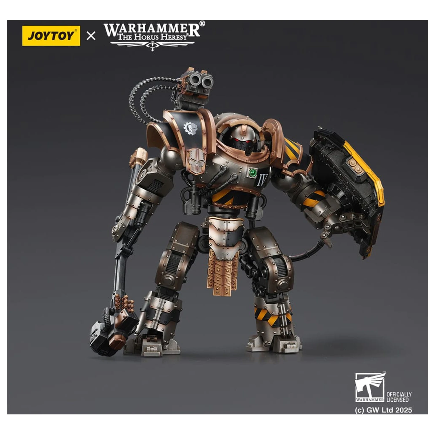 Warhammer The Horus Heresy akcijska figura Iron Warriors Iron Circle Domitar-Ferrum Class Battle-automata with Karceri Battle Shield 24 cm fotografija proizvoda