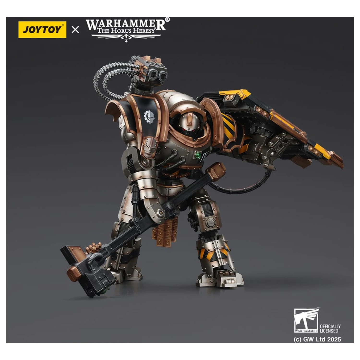 Warhammer The Horus Heresy akcijska figura Iron Warriors Iron Circle Domitar-Ferrum Class Battle-automata with Karceri Battle Shield 24 cm fotografija proizvoda