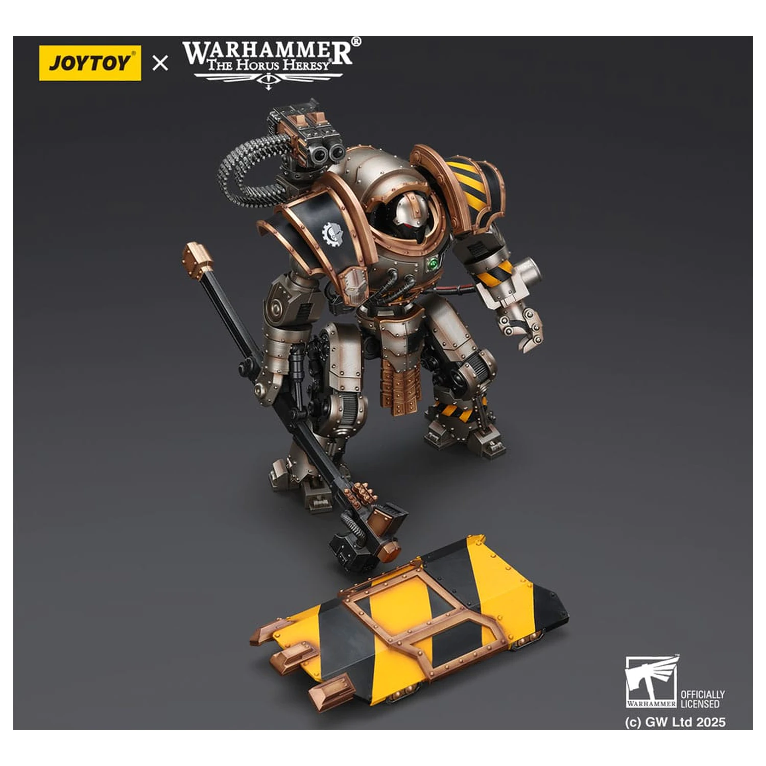 Warhammer The Horus Heresy akcijska figura Iron Warriors Iron Circle Domitar-Ferrum Class Battle-automata with Karceri Battle Shield 24 cm fotografija proizvoda