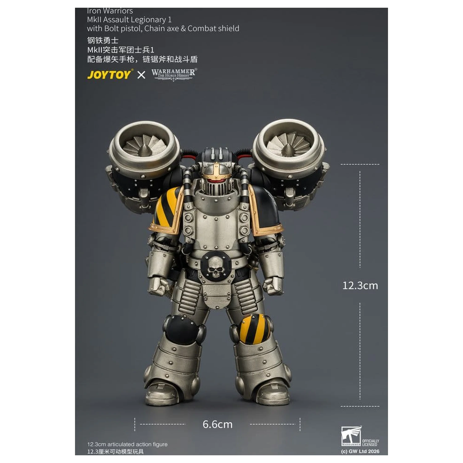 Warhammer The Horus Heresy akcijska figura Iron Warriors MkII Assault Legionary 1:12 cm fotografija proizvoda