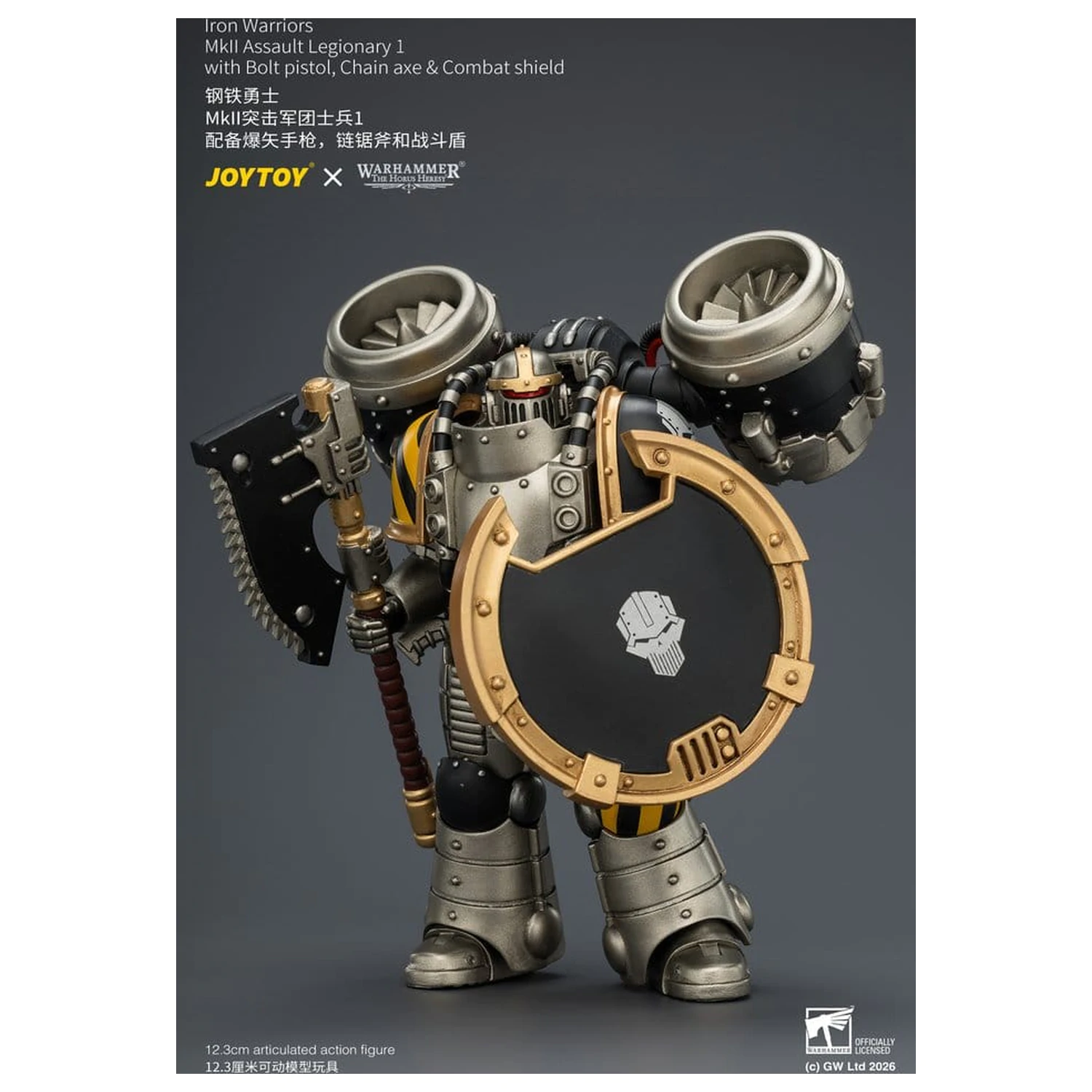 Warhammer The Horus Heresy akcijska figura Iron Warriors MkII Assault Legionary 1:12 cm fotografija proizvoda