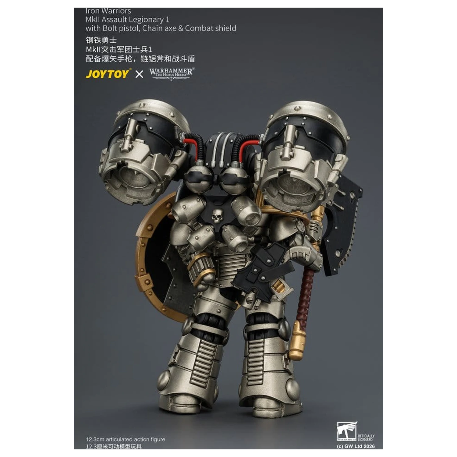 Warhammer The Horus Heresy akcijska figura Iron Warriors MkII Assault Legionary 1:12 cm fotografija proizvoda
