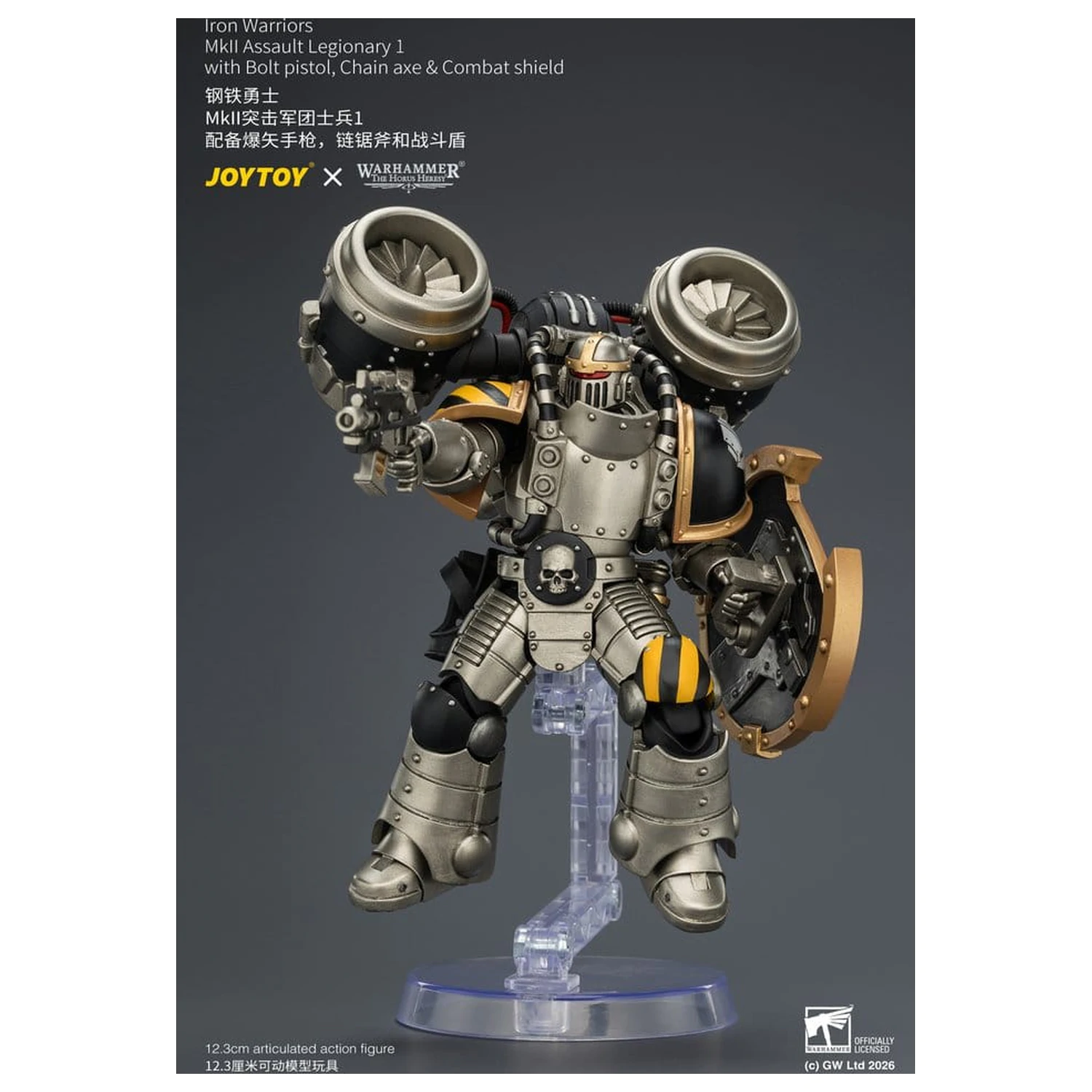 Warhammer The Horus Heresy akcijska figura Iron Warriors MkII Assault Legionary 1:12 cm fotografija proizvoda