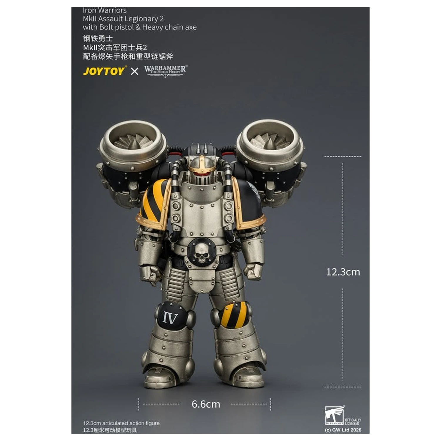 Warhammer The Horus Heresy Action Figure Iron Warriors MkII Assault Legionary 2 12 cm fotografija proizvoda