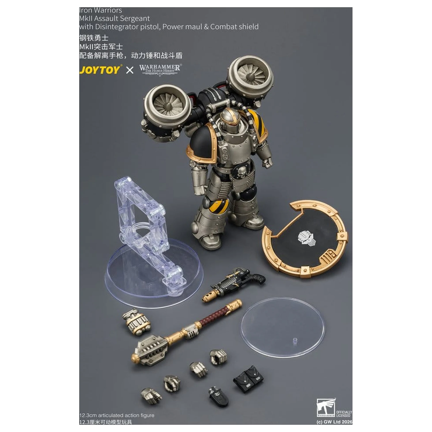 Warhammer The Horus Heresy akcijska figura Iron Warriors MkII Assault Sergeant 12 cm fotografija proizvoda