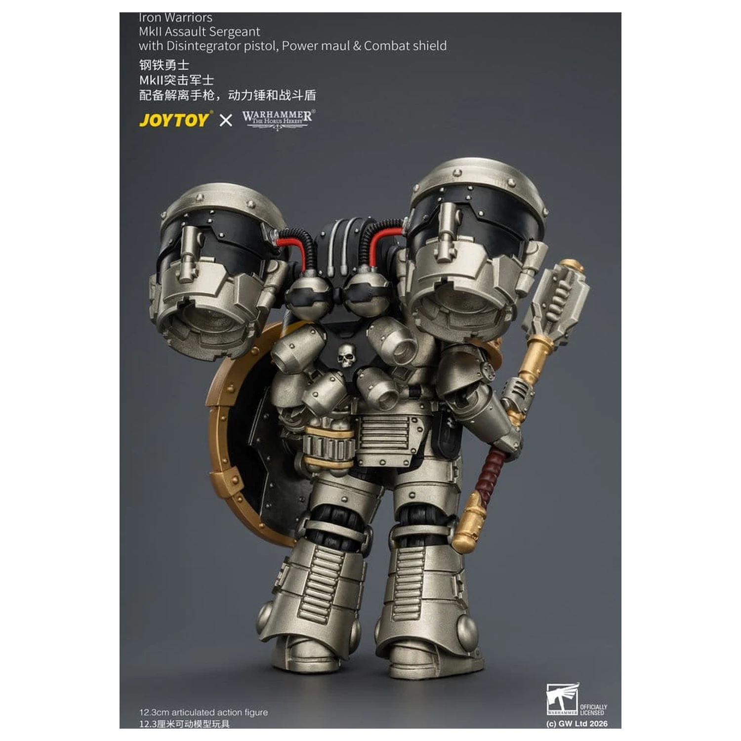 Warhammer The Horus Heresy akcijska figura Iron Warriors MkII Assault Sergeant 12 cm fotografija proizvoda