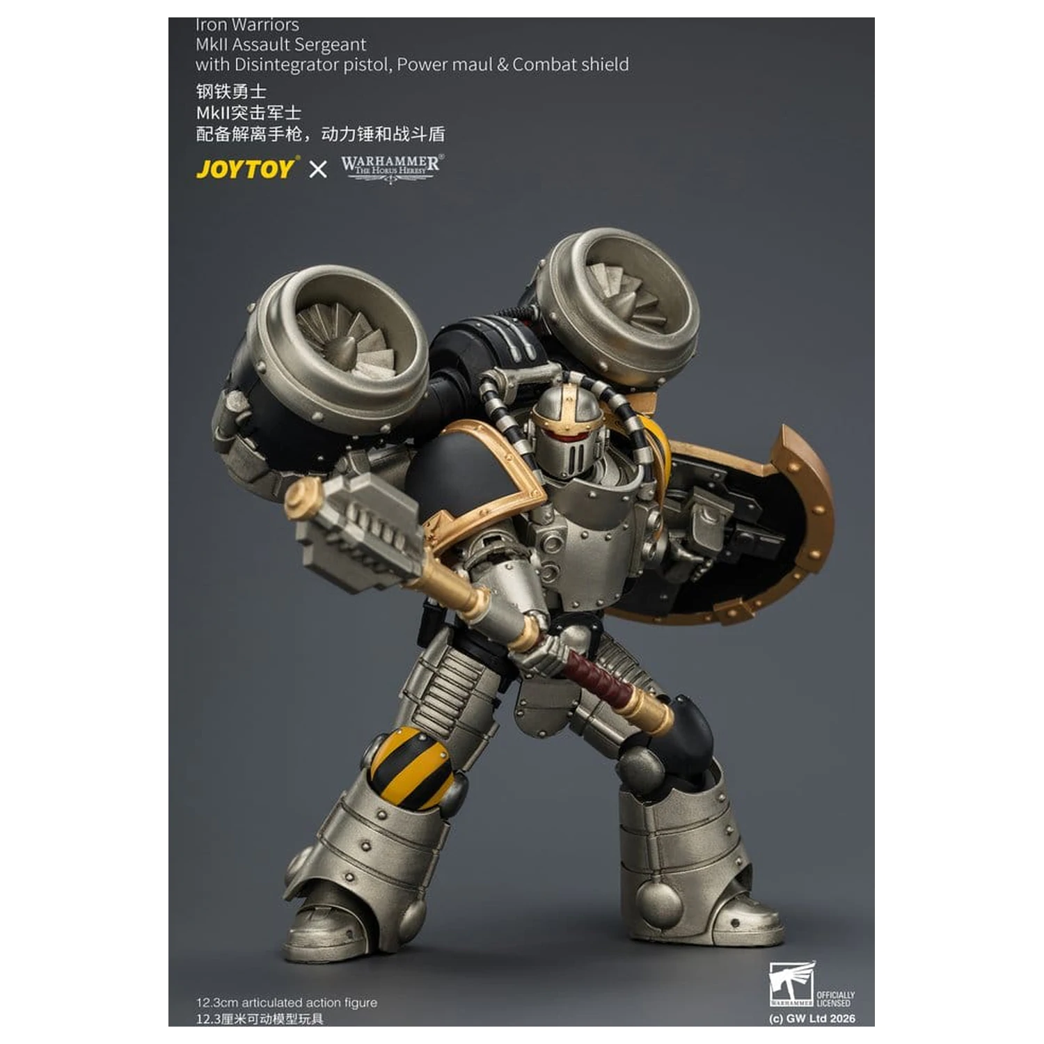 Warhammer The Horus Heresy akcijska figura Iron Warriors MkII Assault Sergeant 12 cm fotografija proizvoda