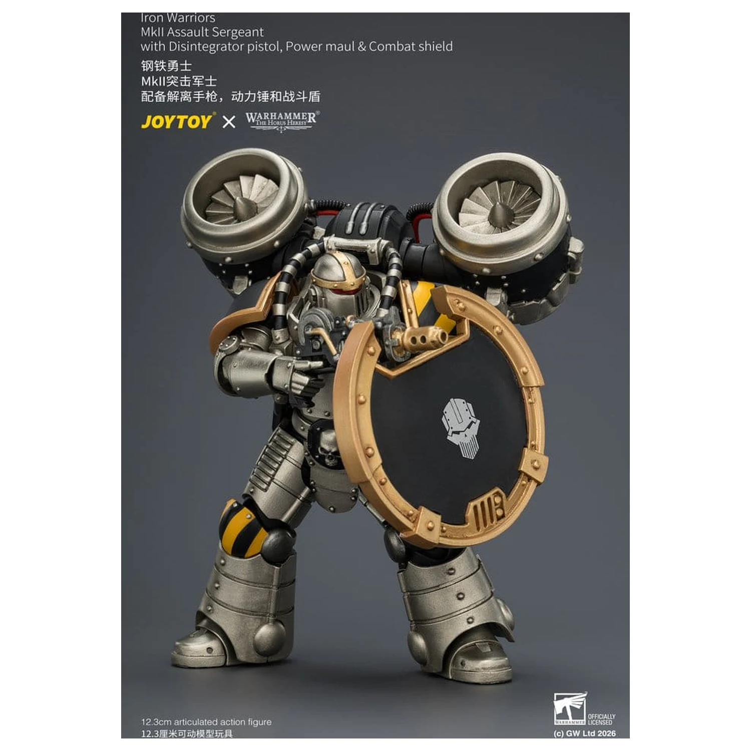 Warhammer The Horus Heresy akcijska figura Iron Warriors MkII Assault Sergeant 12 cm fotografija proizvoda