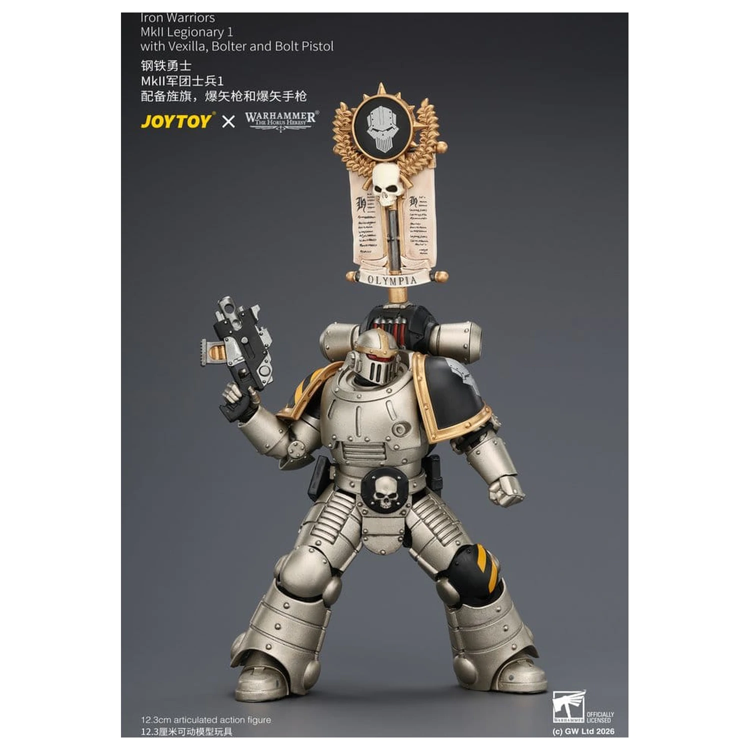 Warhammer The Horus Heresy akcijska figura Iron Warriors MkII Legionary 1/12 cm fotografija proizvoda