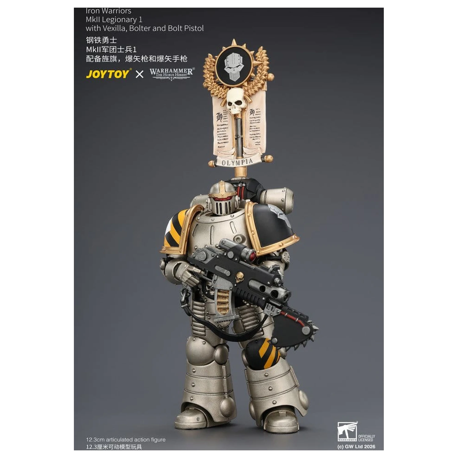 Warhammer The Horus Heresy akcijska figura Iron Warriors MkII Legionary 1/12 cm fotografija proizvoda