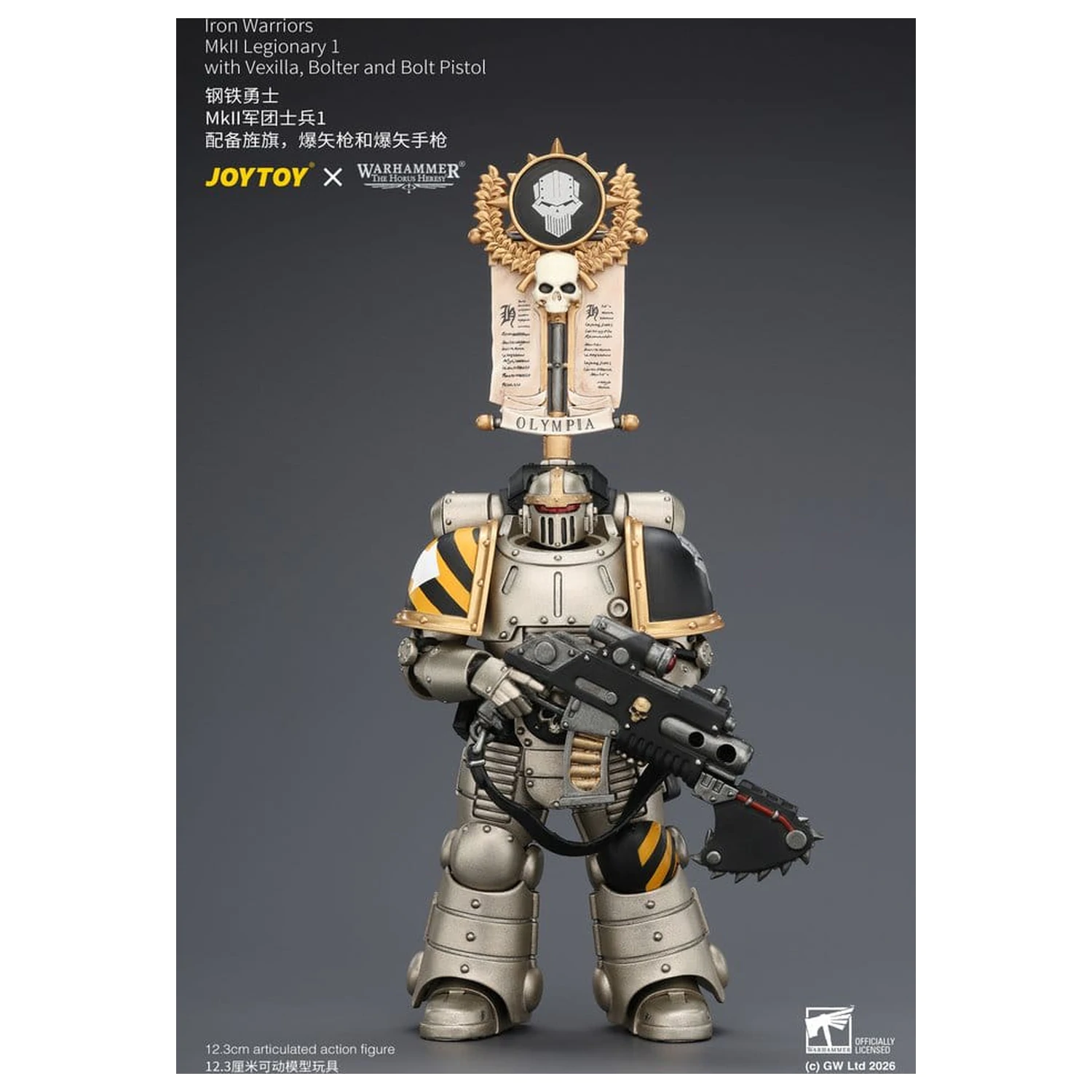 Warhammer The Horus Heresy akcijska figura Iron Warriors MkII Legionary 1/12 cm fotografija proizvoda