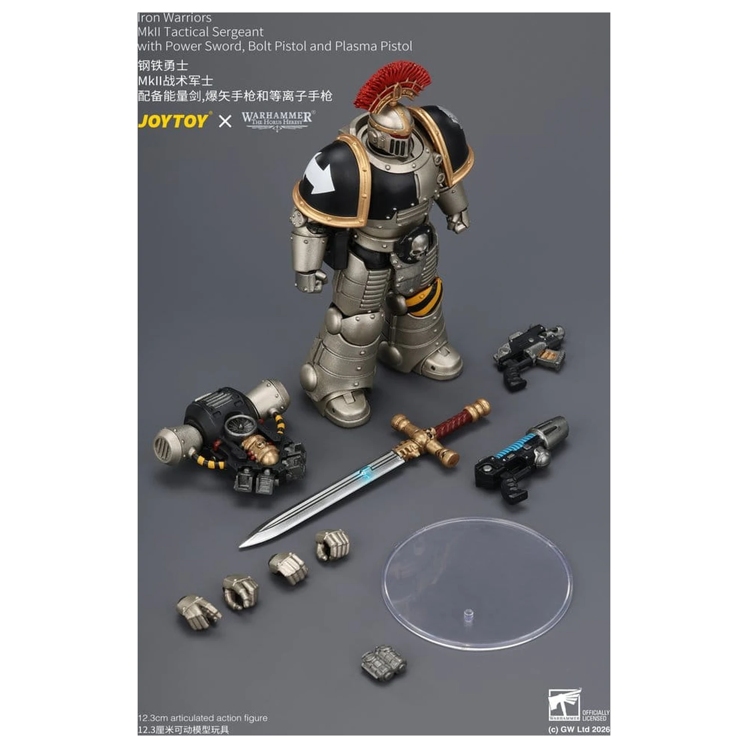 Warhammer The Horus Heresy akcijska figura Iron Warriors MkII Tactical Sergeant 12 cm fotografija proizvoda