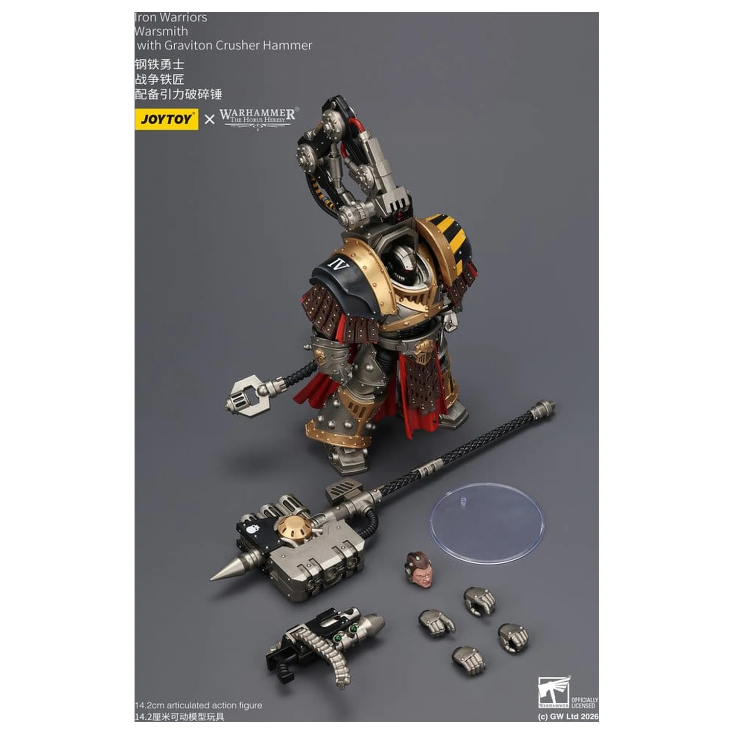 Warhammer The Horus Heresy akcijska figura Iron Warriors Warsmith 14 cm fotografija proizvoda