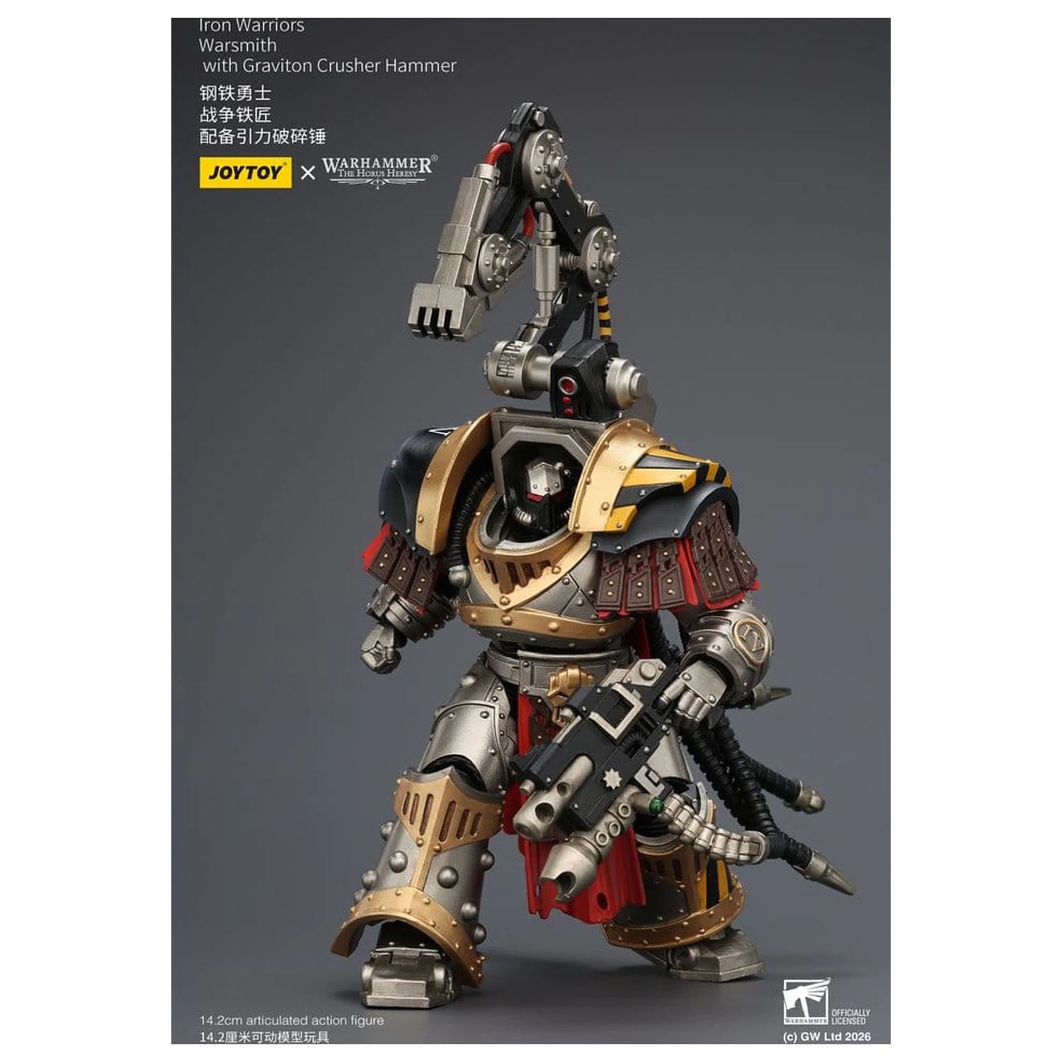 Warhammer The Horus Heresy akcijska figura Iron Warriors Warsmith 14 cm fotografija proizvoda