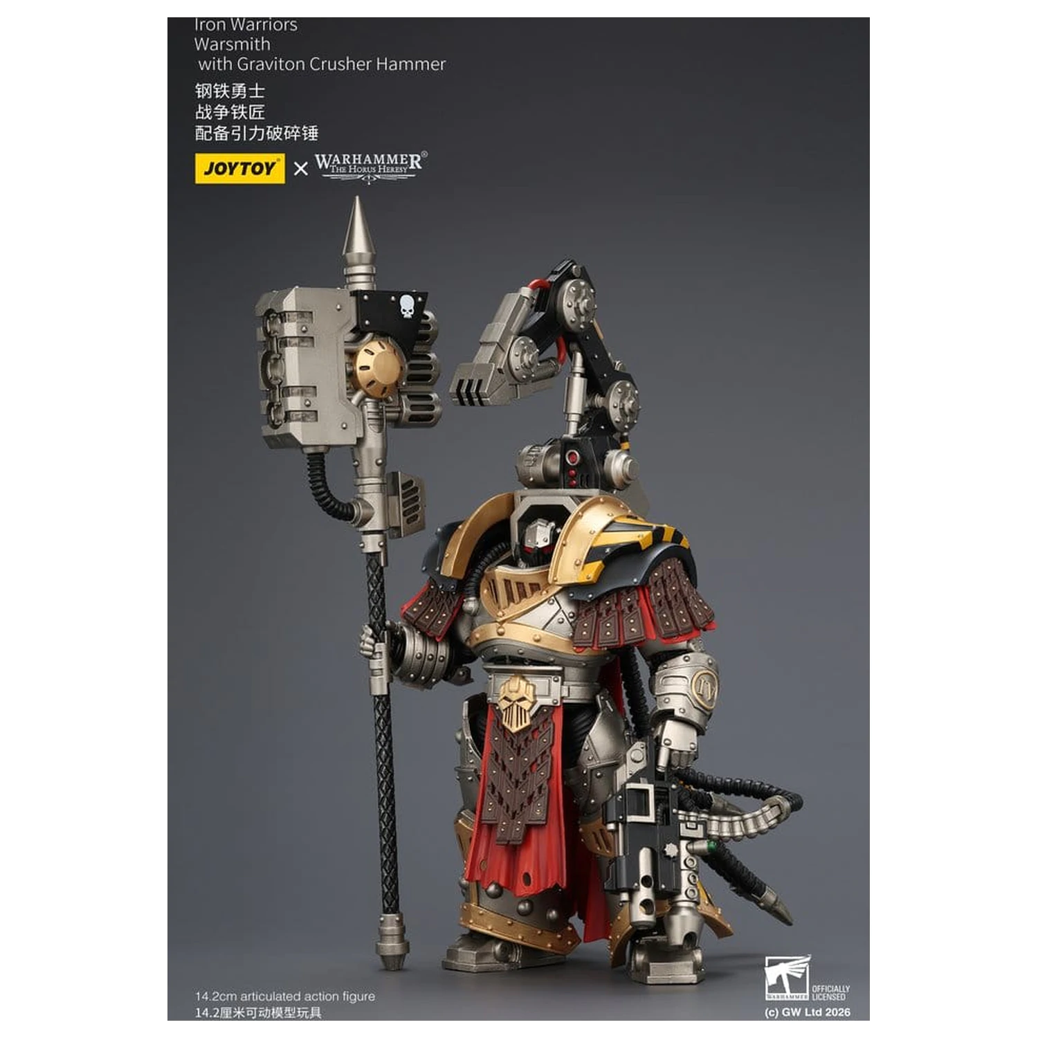 Warhammer The Horus Heresy akcijska figura Iron Warriors Warsmith 14 cm fotografija proizvoda
