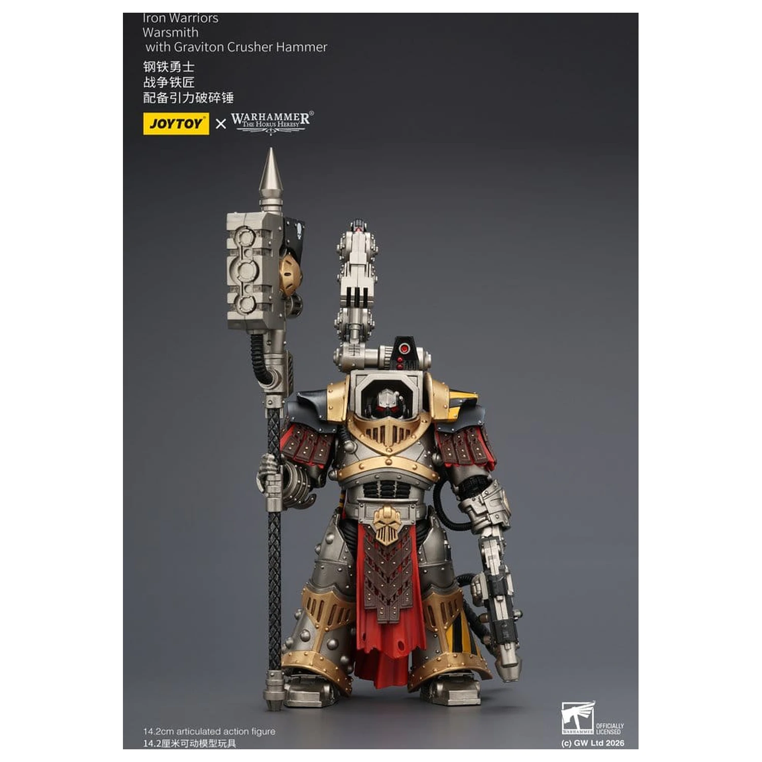 Warhammer The Horus Heresy akcijska figura Iron Warriors Warsmith 14 cm fotografija proizvoda