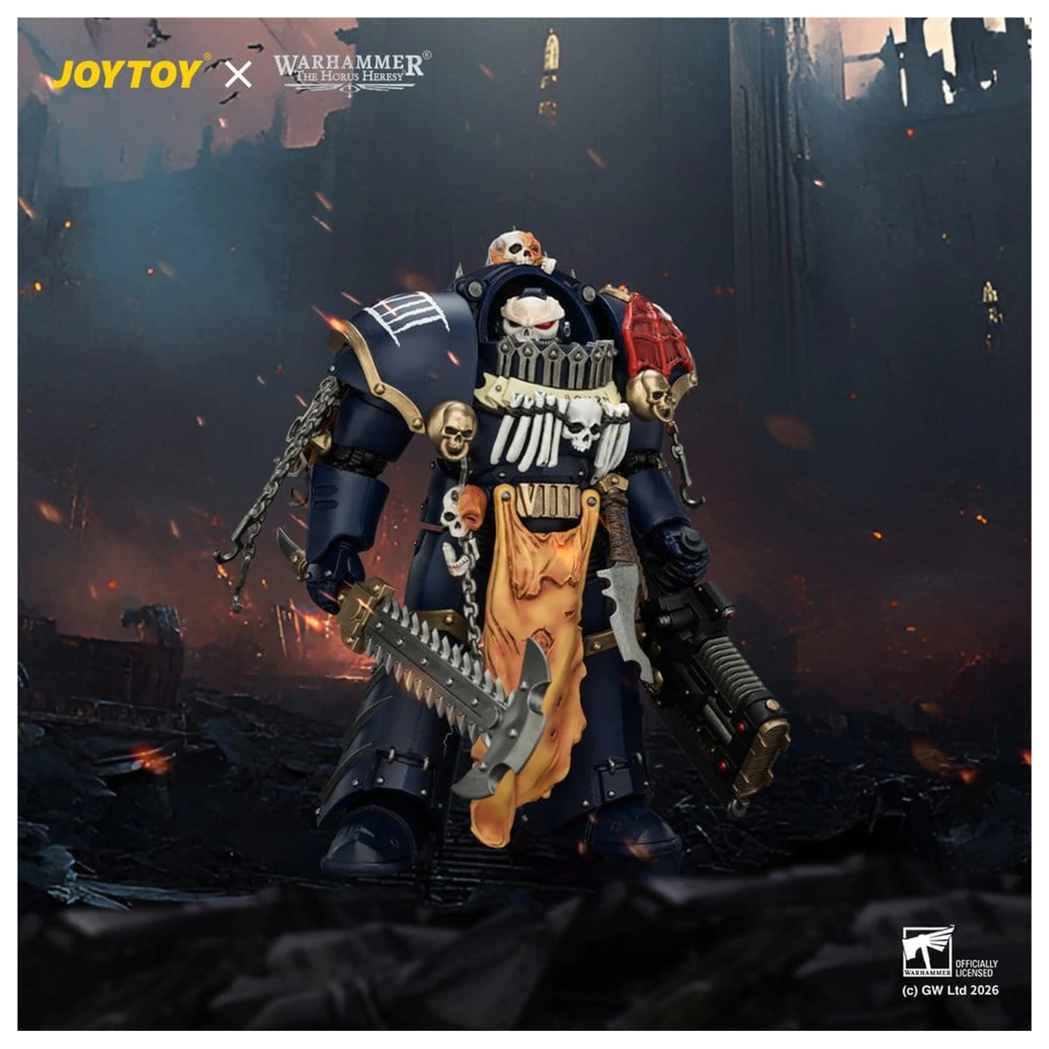Warhammer The Horus Heresy akcijska figura Night Lords Contekar Terminator 1 14 cm fotografija proizvoda