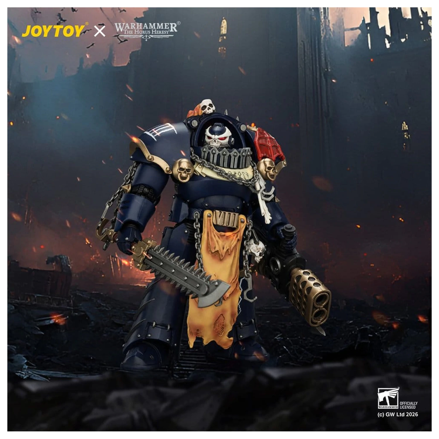 Warhammer The Horus Heresy akcijska figura Night Lords Contekar Terminator 2 14 cm fotografija proizvoda
