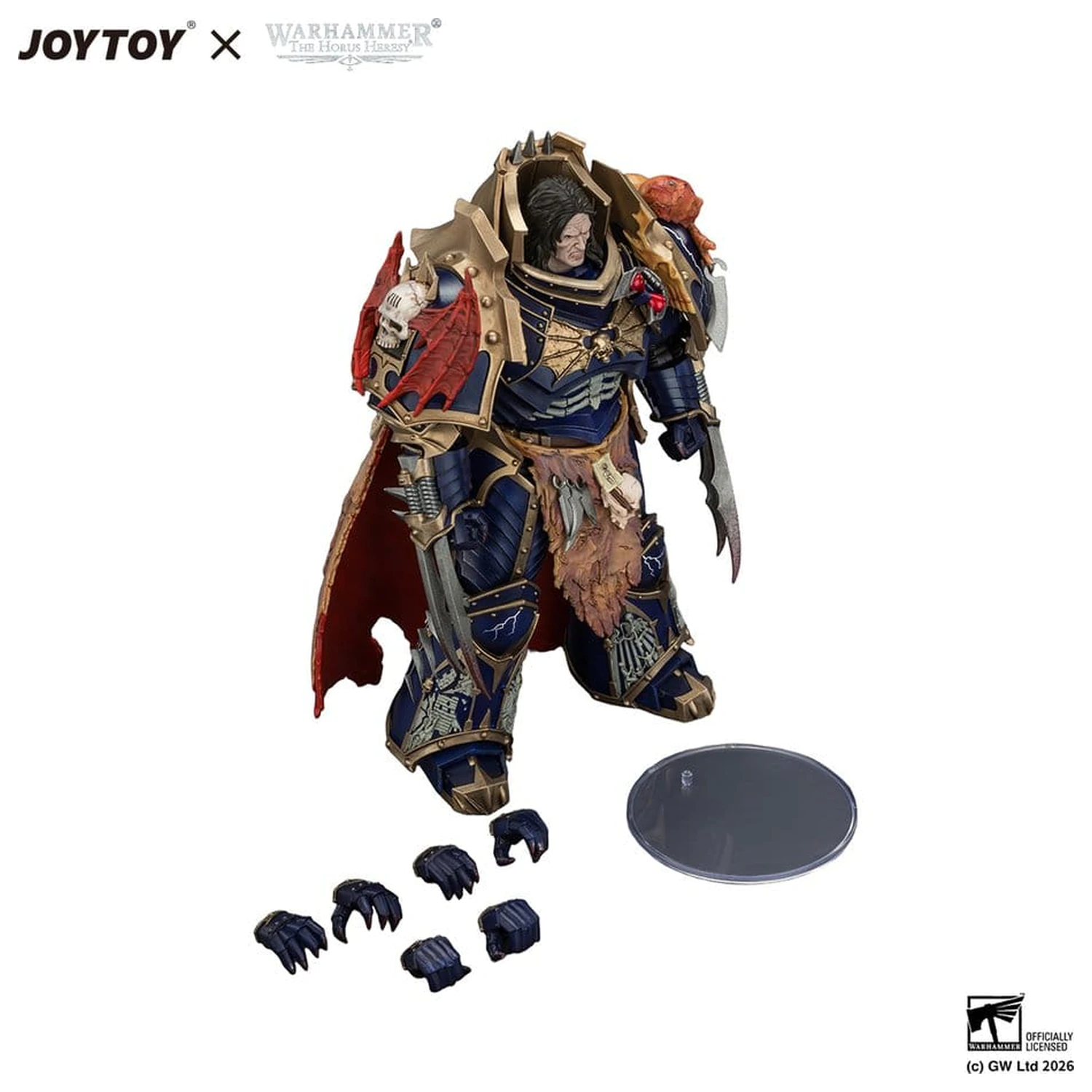 Warhammer The Horus Heresy akcijska figura Night Lords Konrad Curze Primarch of the Night Lords Legion 19 cm fotografija proizvoda