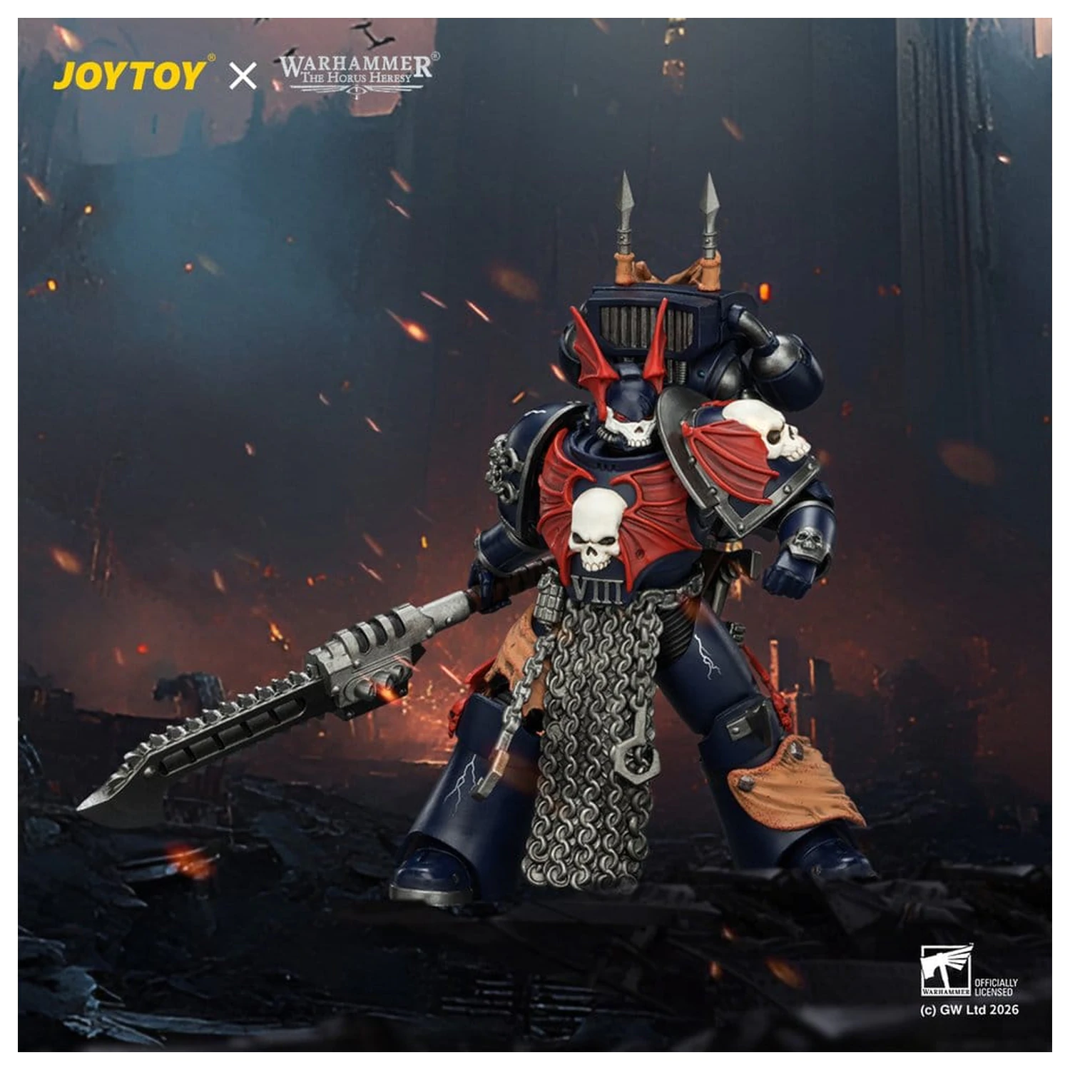 Warhammer The Horus Heresy akcijska figura Night Lords Legion Praetor 13 cm fotografija proizvoda