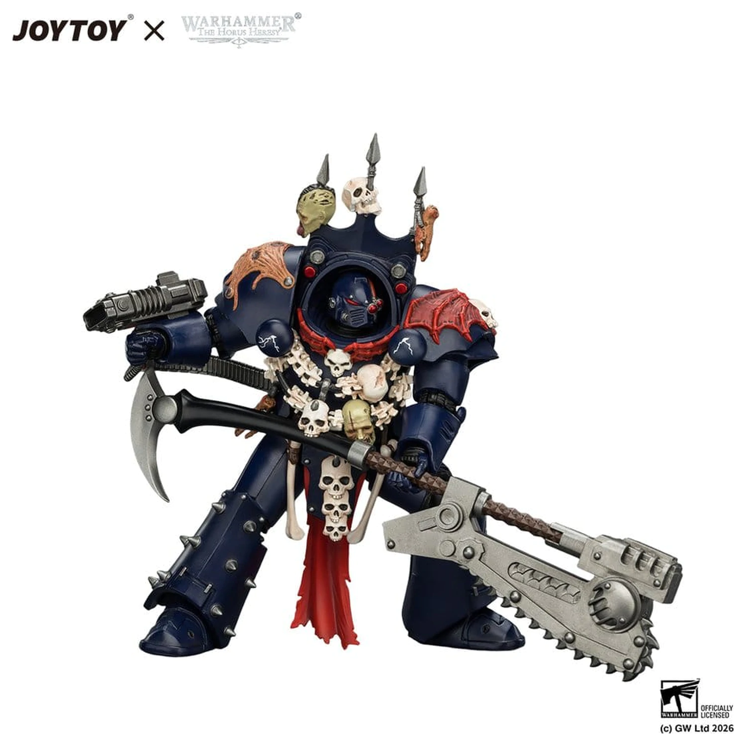 Warhammer The Horus Heresy akcijska figura Night Lords Legion Praetor in Tartaros Terminator Armour 14 cm fotografija proizvoda