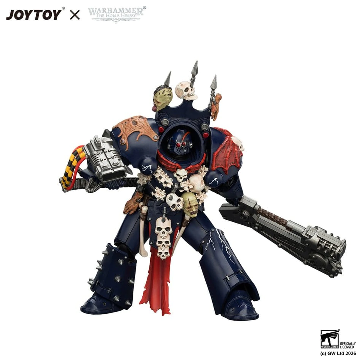 Warhammer The Horus Heresy akcijska figura Night Lords Legion Praetor in Tartaros Terminator Armour 14 cm fotografija proizvoda