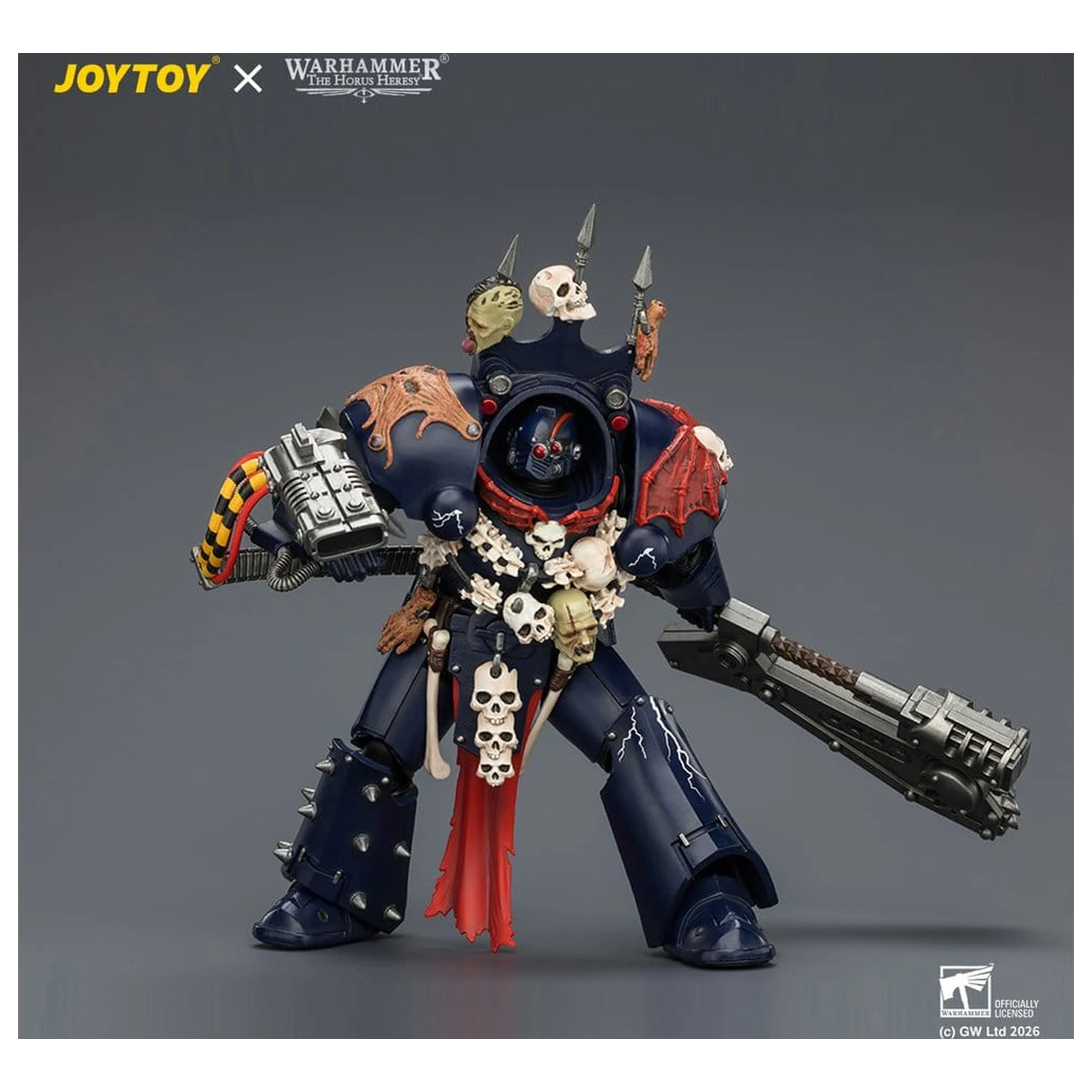 Warhammer The Horus Heresy akcijska figura Night Lords Legion Praetor in Tartaros Terminator Armour 14 cm fotografija proizvoda