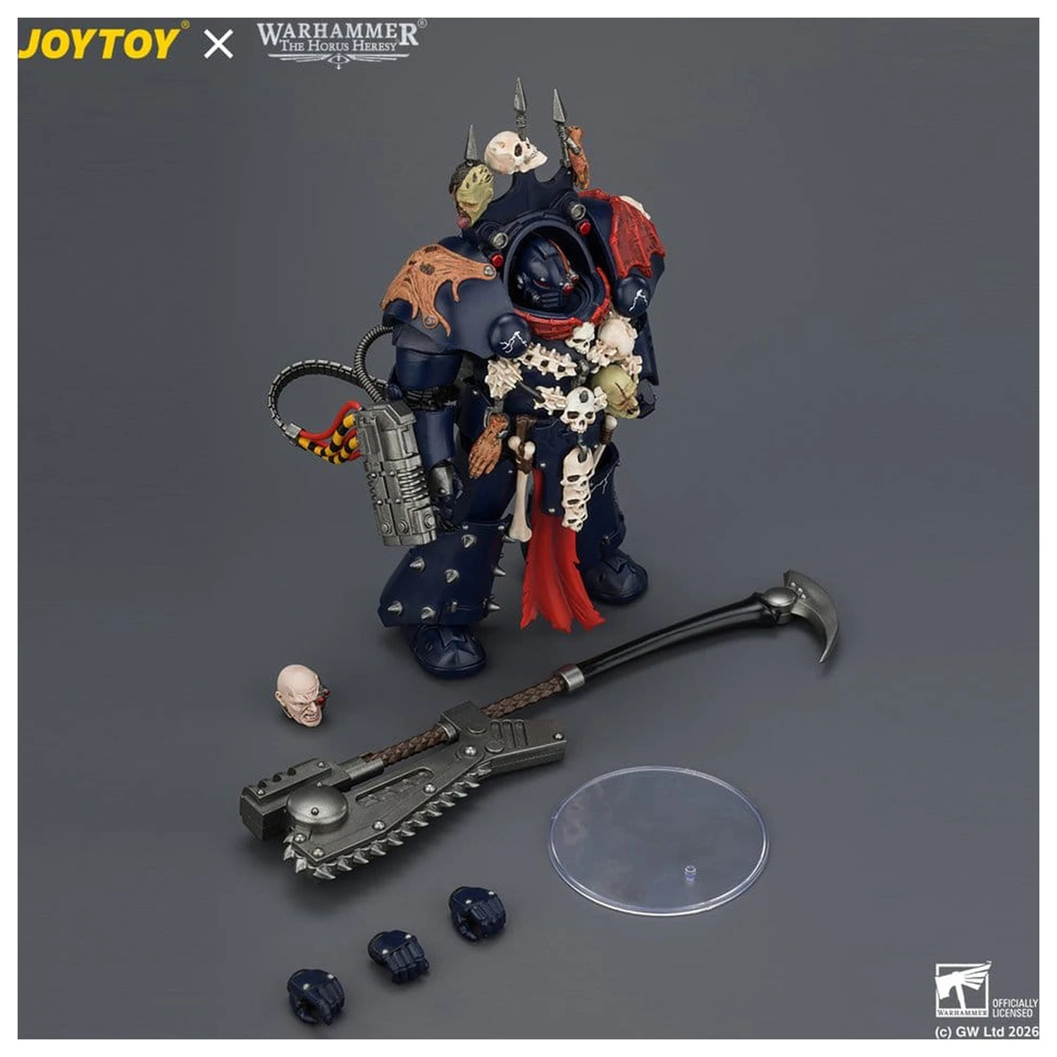 Warhammer The Horus Heresy akcijska figura Night Lords Legion Praetor in Tartaros Terminator Armour 14 cm fotografija proizvoda