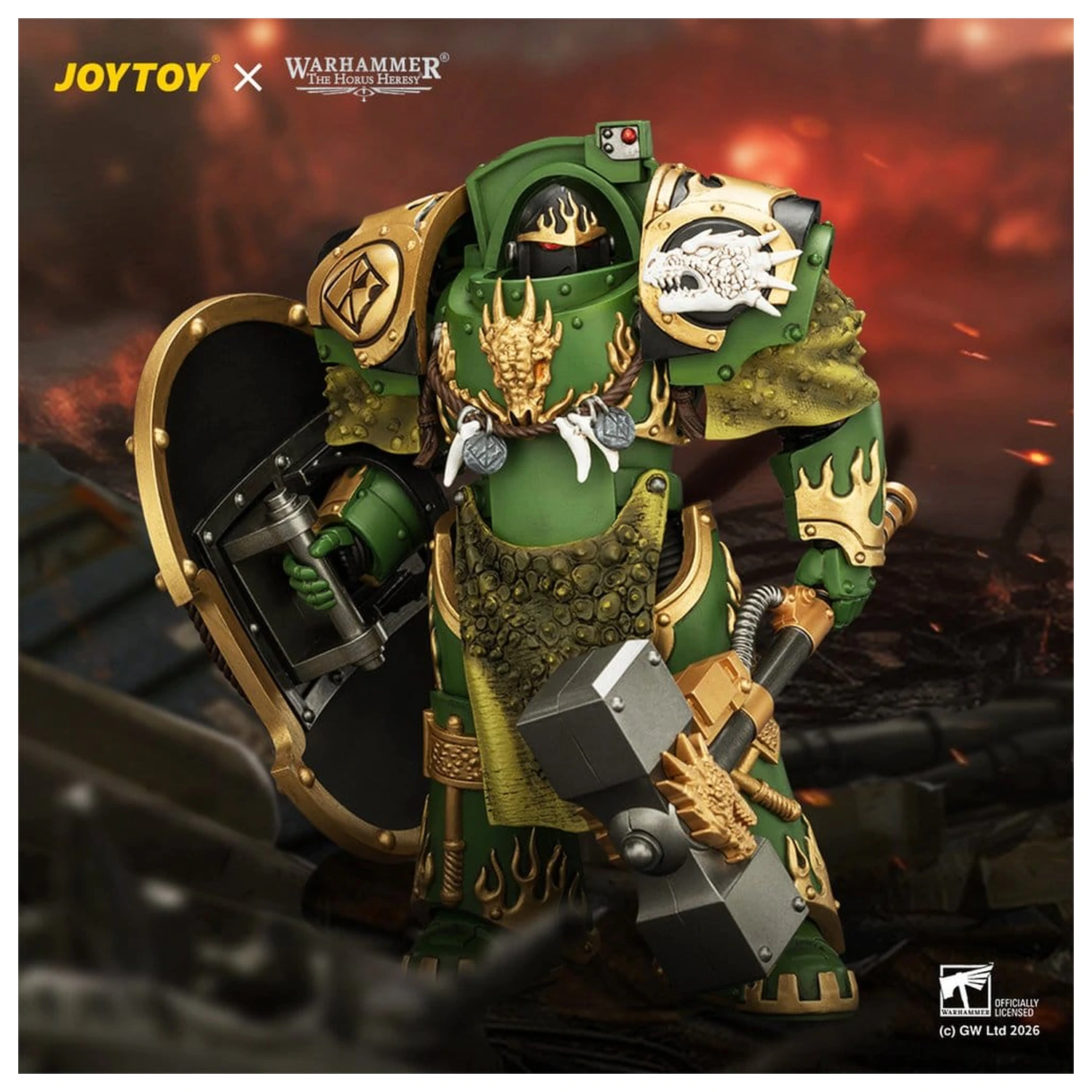 Warhammer The Horus Heresy akcijska figura Salamanders Firedrake Terminator 1 14 cm fotografija proizvoda